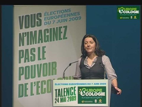 07 - Europe Ecologie - cécile Duflot - Talence 24.05.2009