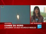 corée du nord lance des missiles!!!