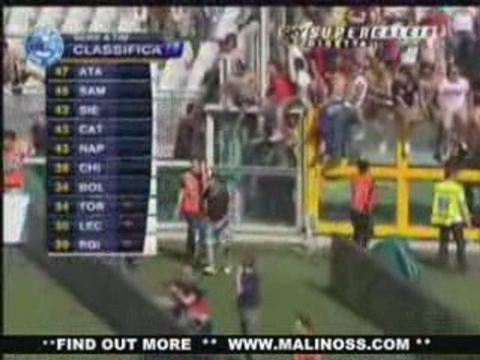 Torino Vs Genoa - Fine Partita - Rissa in Campo - Toro a Ser