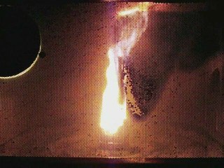 MICROWAVING AN ELECTRIC PENCIL SHARPENER