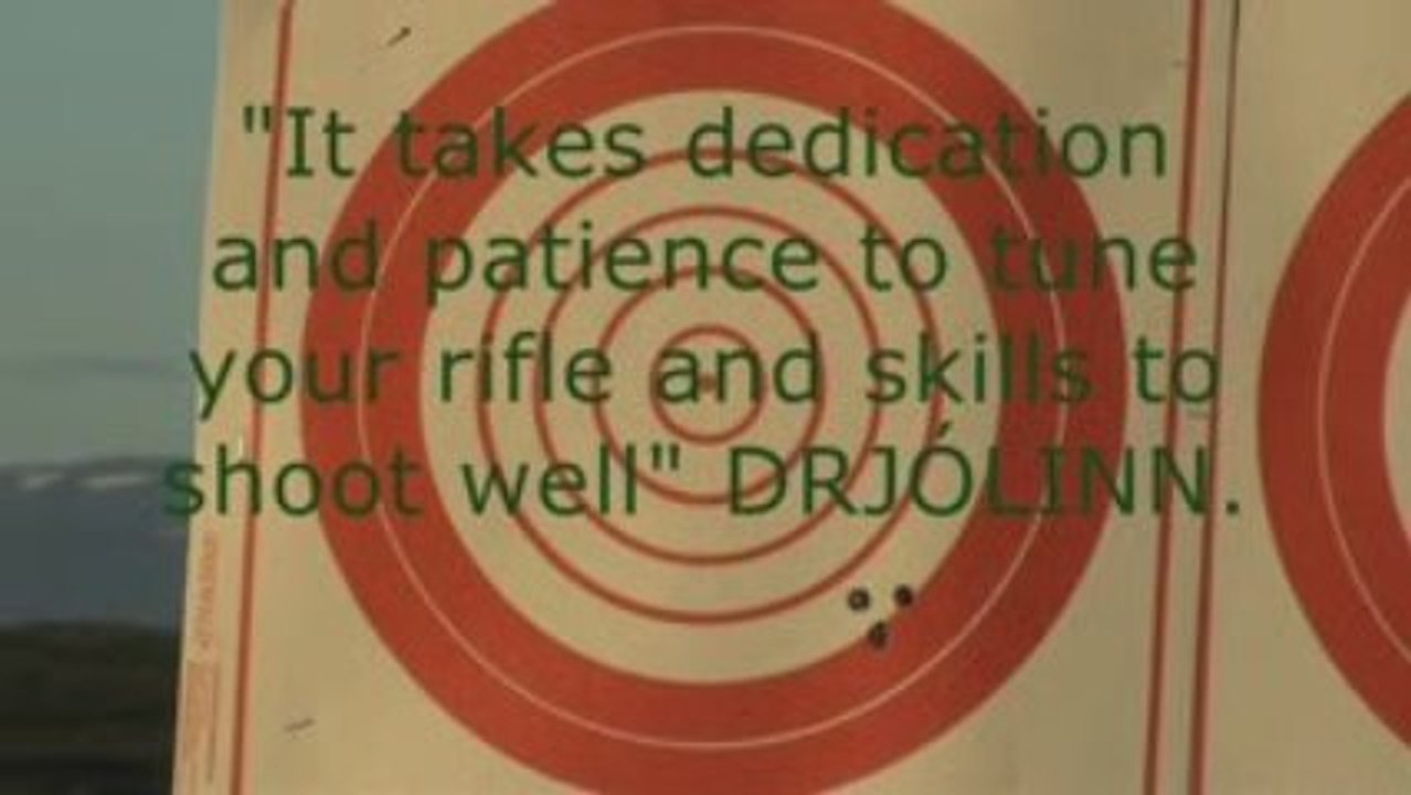 Rifle Shooting at 300 meters in Iceland