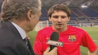 Entrevista de Quique Wolff a Leo Messi