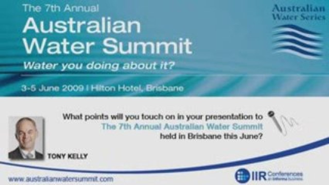 IIR Interview - Tony Kelly on the national water reform