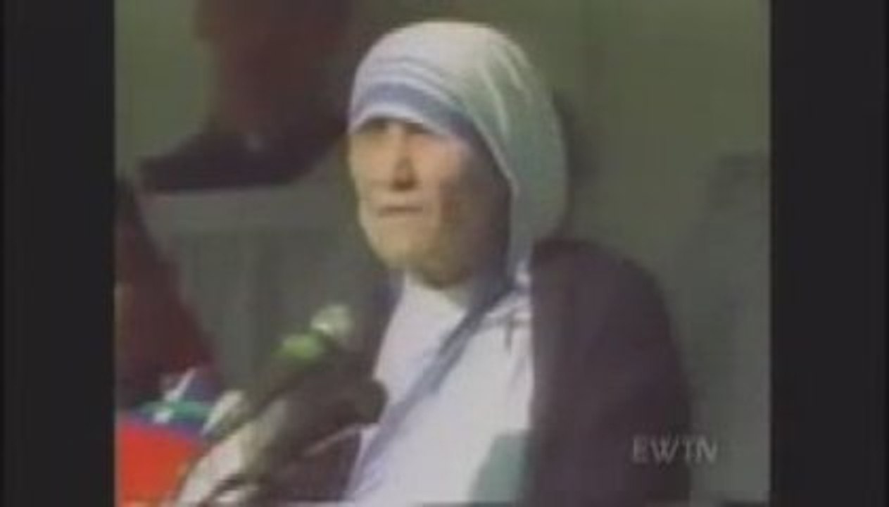 Mother Teresa  "Loving God"