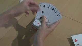 Playing cards left-handed