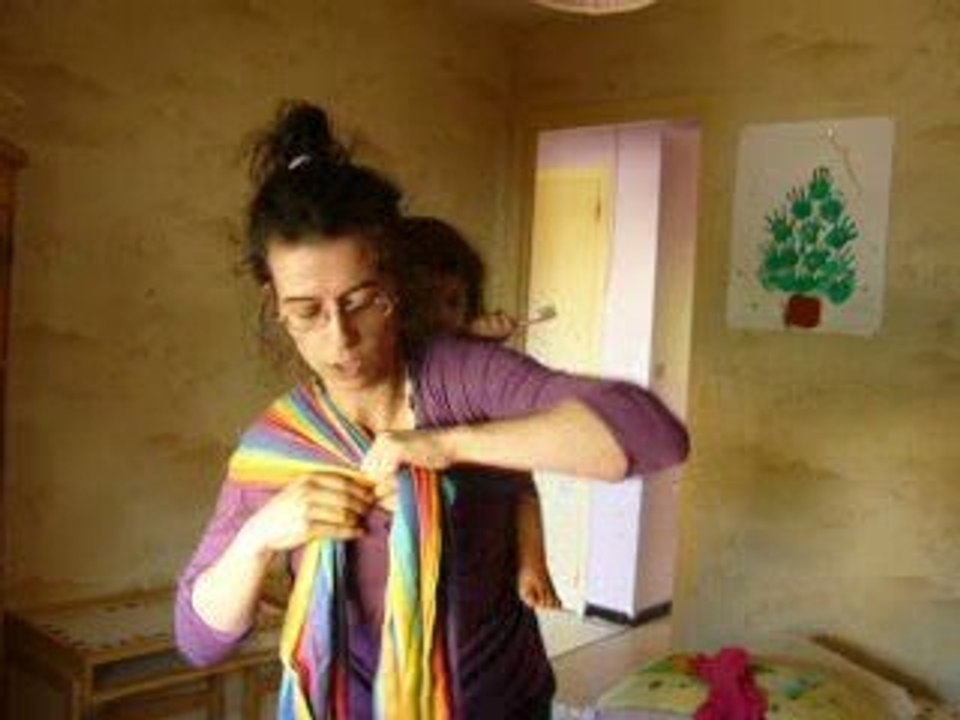 hamac dos simple sans volte sur l'épaule porteuse