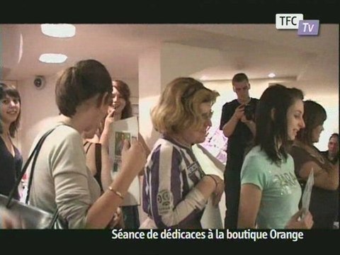 Séance dédicace Orange