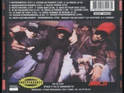 TIMIDE ET SANS COMPLEXE- La police 1992