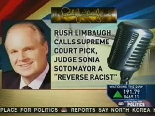 Rush Limbaugh On Reverse Racist