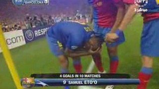 1-0 Etoo Barcelone Manchester