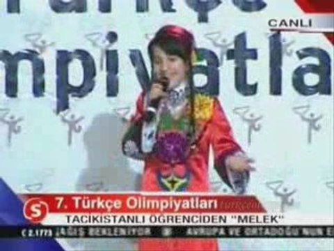 Melek Tacikistan 7.Türkçe Olimpiyatı