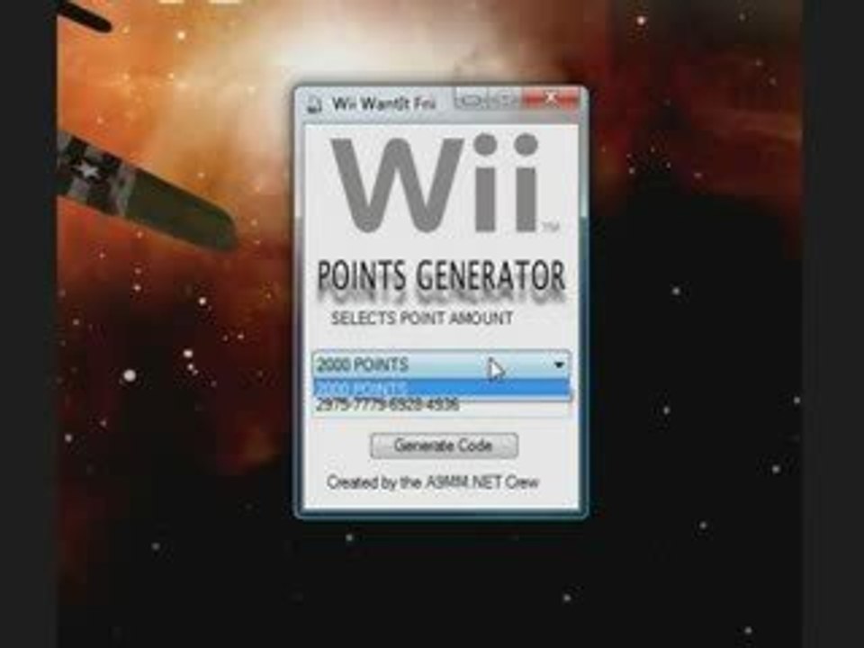 Wii Point Generator NEWEST VERSION