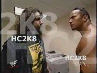 Foley tries to give The Rock advice