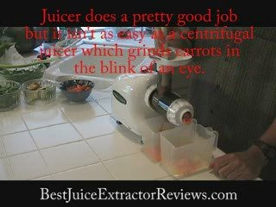Omega 8003 Juicer Review - Part 1