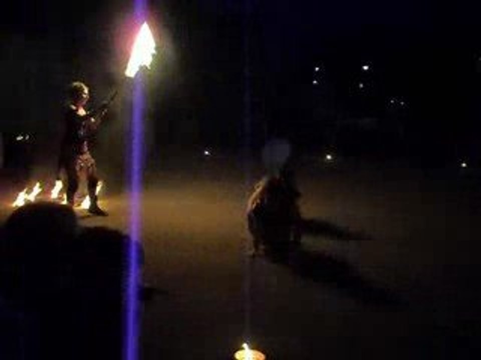 danse dans le feu