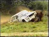 Rally - Fiat 131 crash #2
