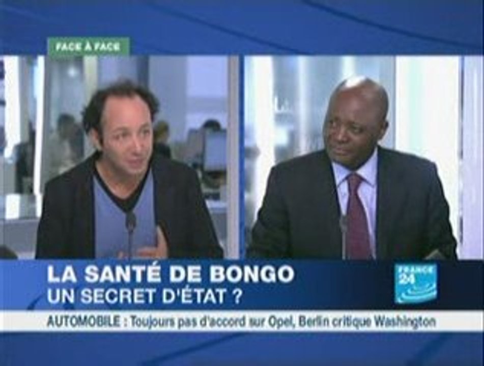 Ben Moubamba / Omar Bongo / France 24 le 28 mai