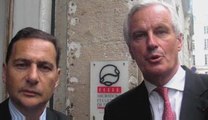 Déplacement intégration INtw Michel Barnier et Eric Besson