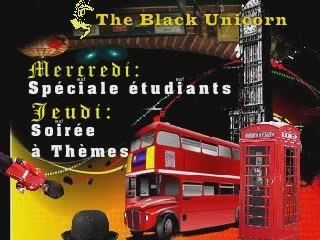 The Black Unicorn pub/bar/before (publicité flash)