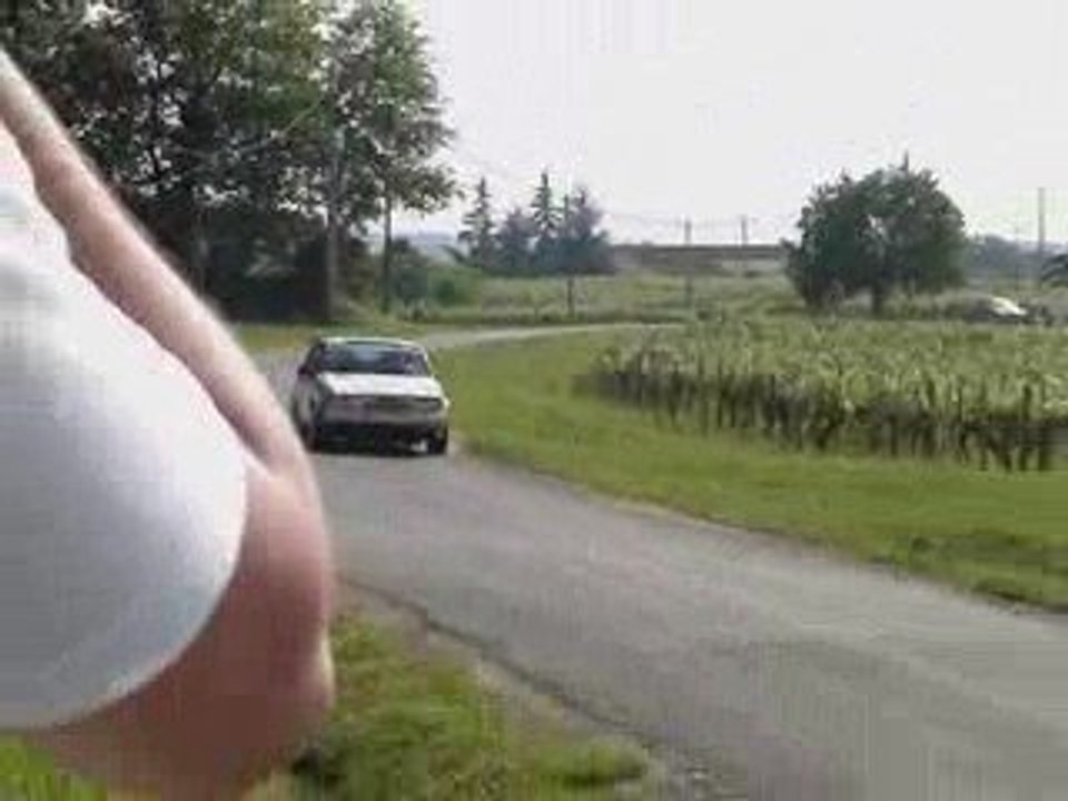 alfa 75 au rallye de st emilion