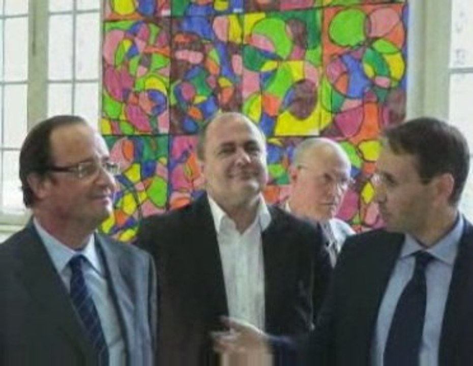 Hollande inauguration siège ps Saint-Denis 25052009