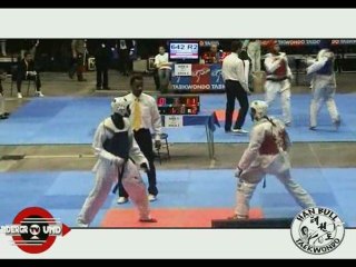 JEAN FRANCOIS TAIB SARR VS HANS ZOHIN 1/2 FINALE TAEKWONDO