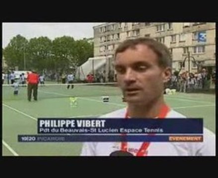 Yannick Noah Fête le mur 2008 Quartier St Lucien Beauvais