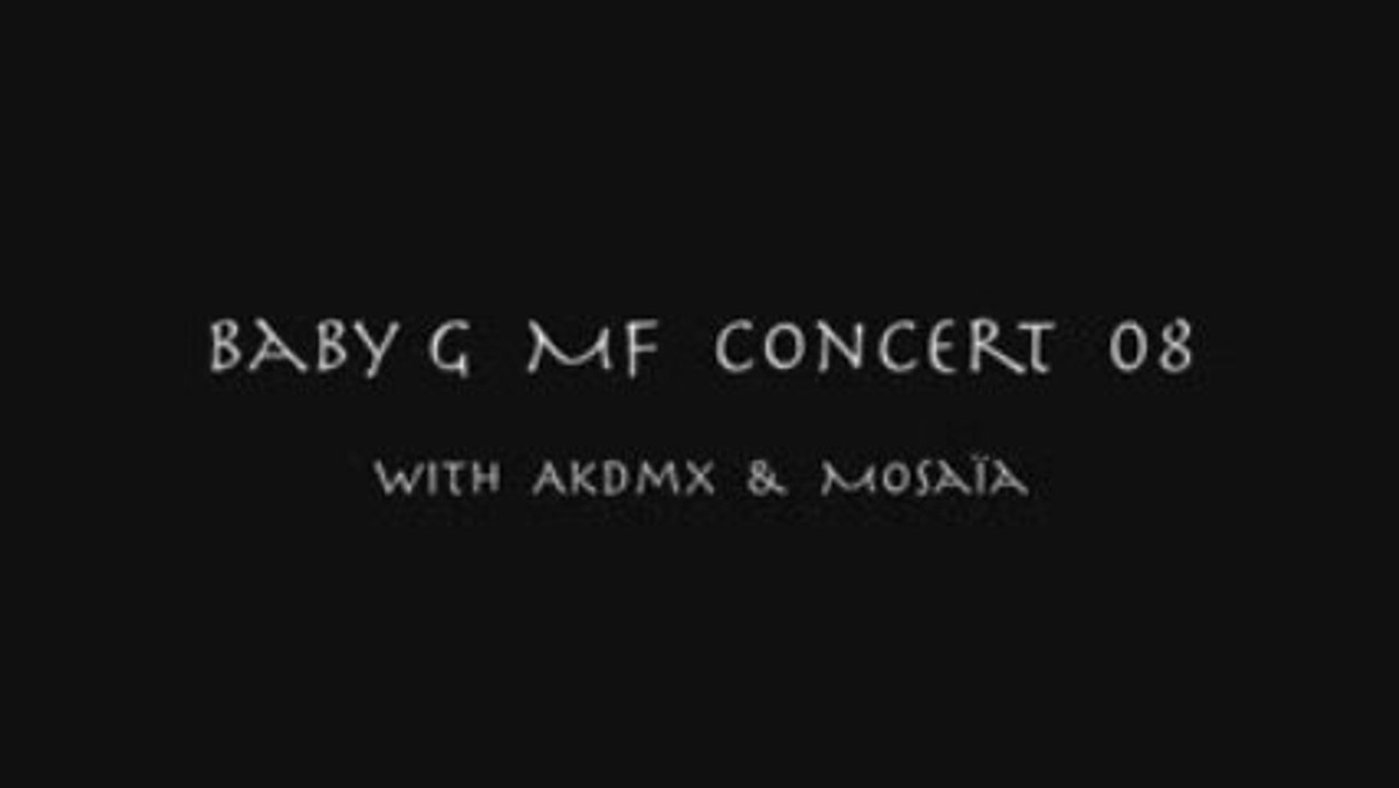 Baby G MF Concert 08