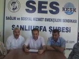 Şanlıurfa Ses Sendikasından Basın Açıklaması