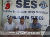 Şanlıurfa Ses Sendikasından Basın Açıklaması