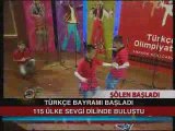 7.Türkçe Olimpiyatları açılış görüntüleri