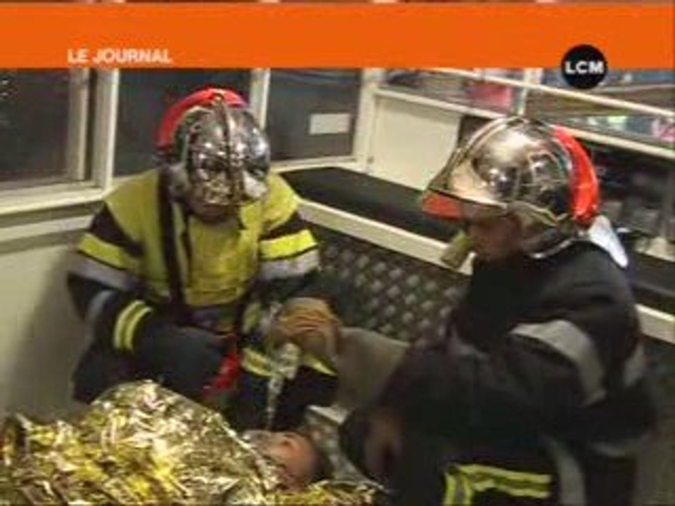 Accident de train dans le tunnel mussuguet