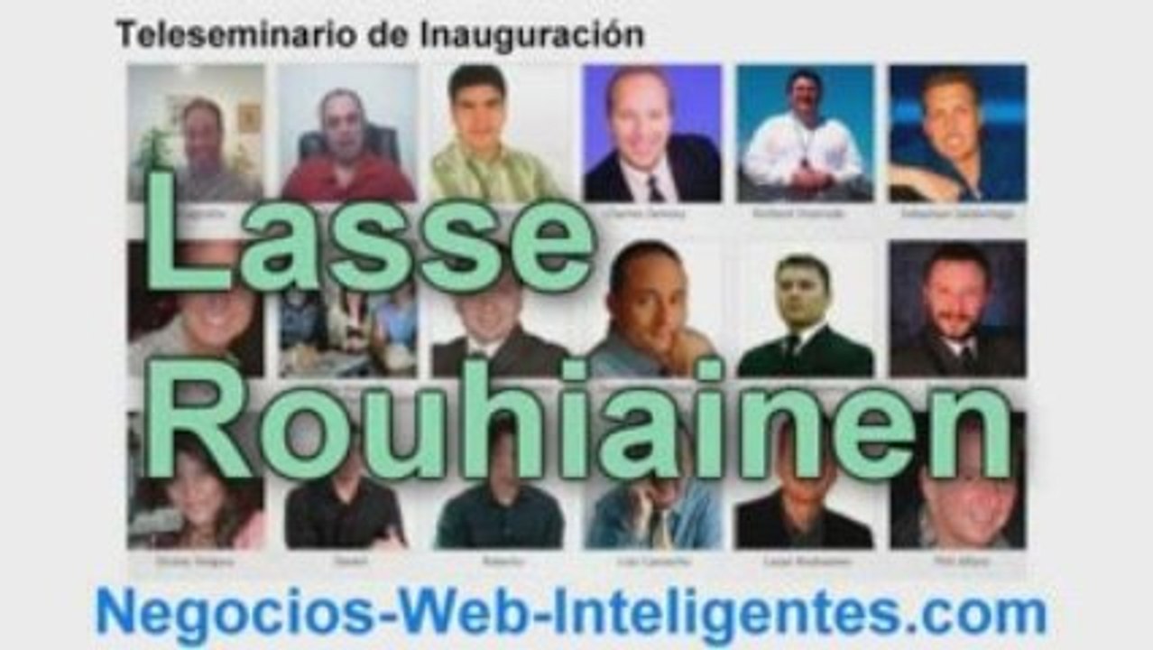 Lasse Rouhiainen - seminario Negocios-Web-Inteligentes.com