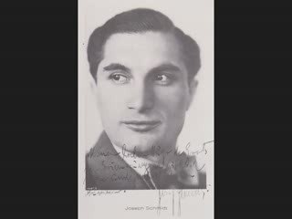 Joseph Schmidt, tenor last Parlophon recording Vienna 1937