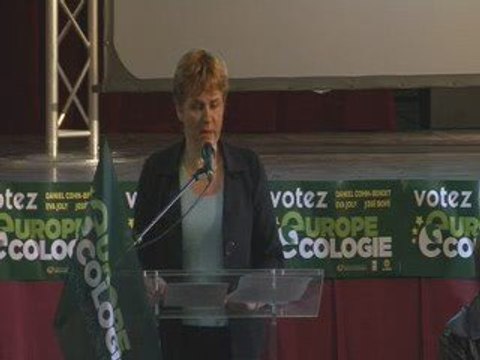 Meeting de montreuil Eva Joly Domunique Voynet José Bové