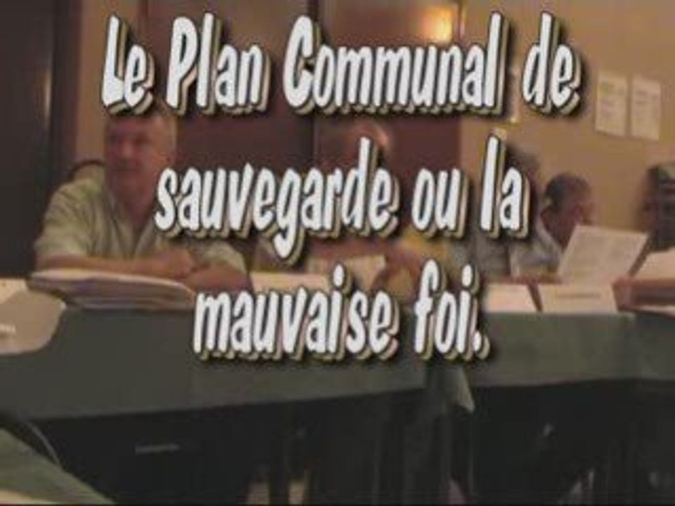 20090529 chevigny saint sauveur mensonge sur le PCS