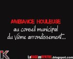 Ambiance Houleuse au conseil municipal 5ième Arrondissement