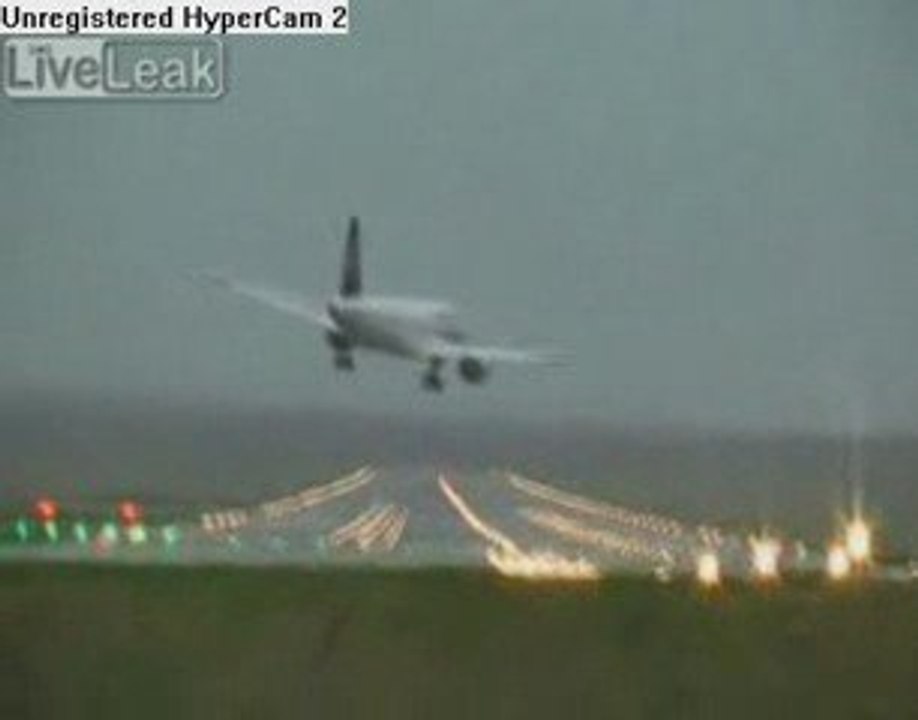 a320 qui frôle le crash