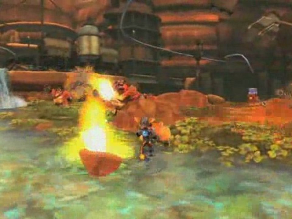 E3 09 : Ratchet & Clanck Crack PS3 in Time gameplay