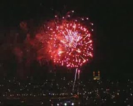 Halic Havai fisek gösterisi (Istanbulun Fethi)