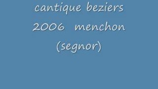 Cantique menchon (segnor)