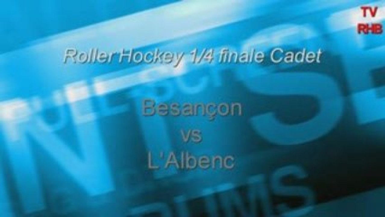 Roller hockey besancon 1/4 de finale toulon match 2