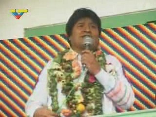 Indigenas proclaman a Evo