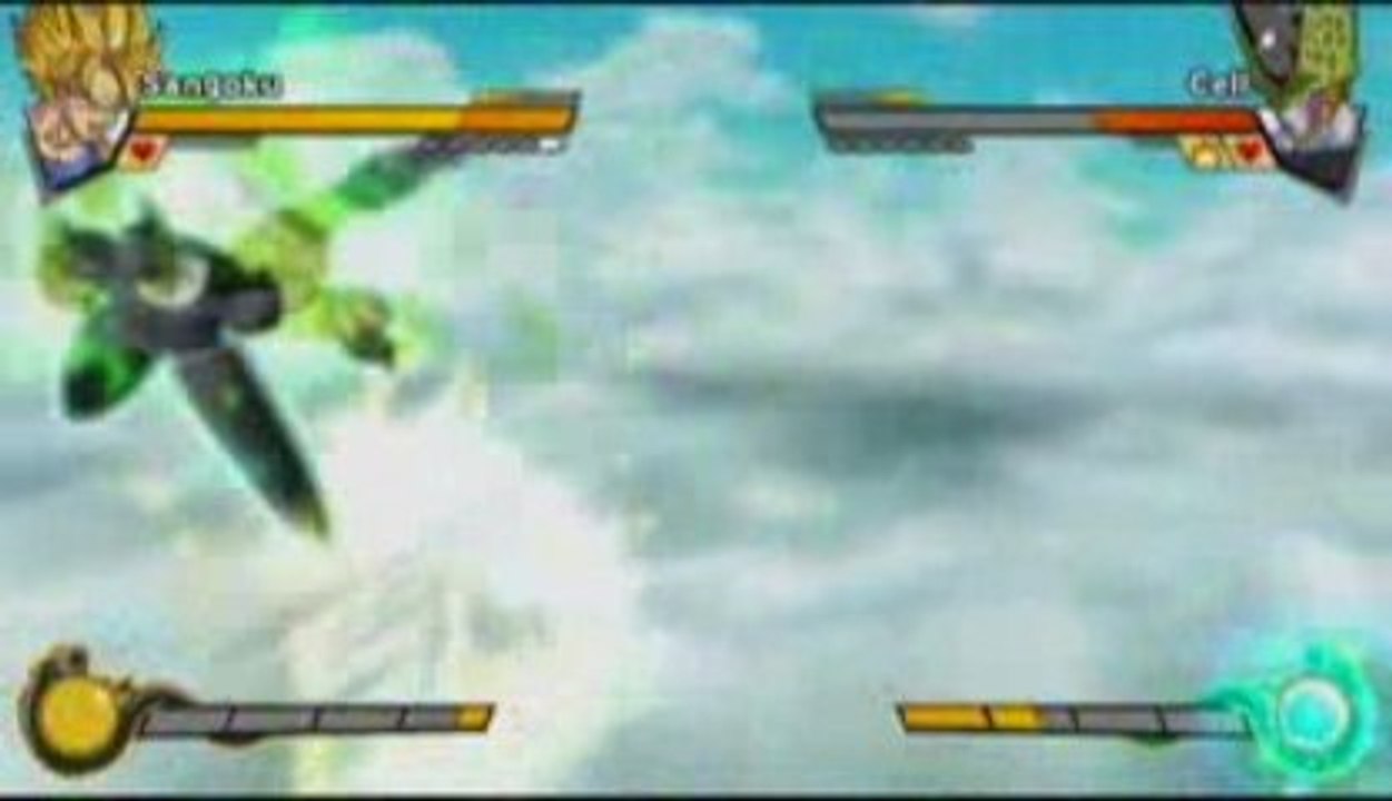 dbz burst limit mode story-goku ssj vs cell parfait