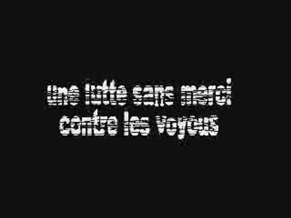 LA MINUTE PUNK - UNE LUTTE SANS MERCI CONTRE LES VOYOUS