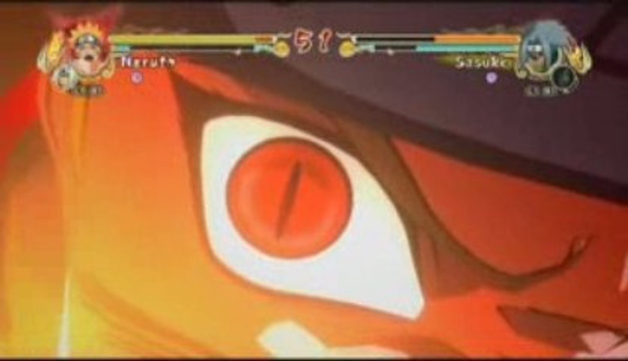 Naruto ultimate ninja storm kyubi vs sasuke sceau maudit 2