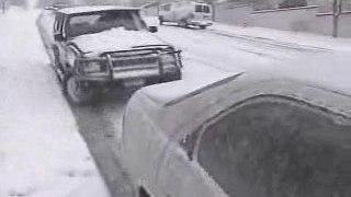 CBS Video of cars not able to break on icy hill