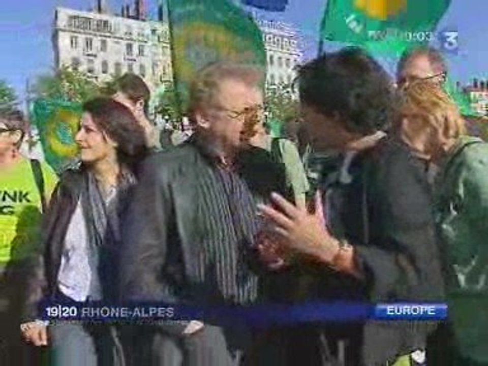 27 mai 2009 - France 3 Rhône-Alpes - Interview D Cohn-Bendit