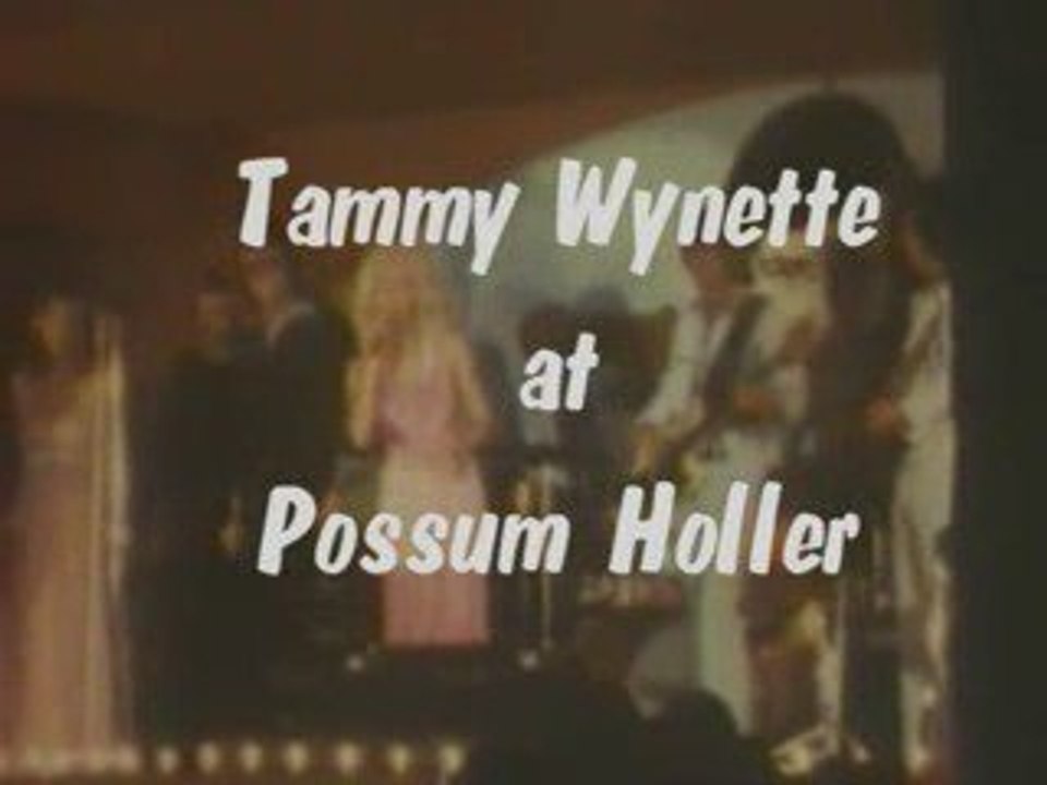 TAMMY WYNETTE: Live à partir de 1975 à Possum Holler