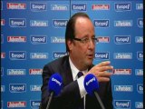 Hollande : en France, les oppositions sont majoritaires
